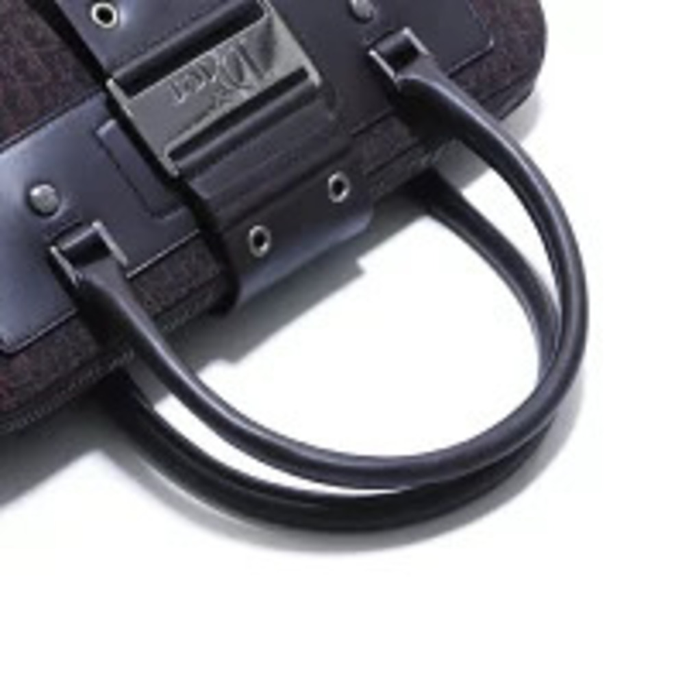 Christian Dior Canvas Boston Handbag Brown - Picture 13 of 13